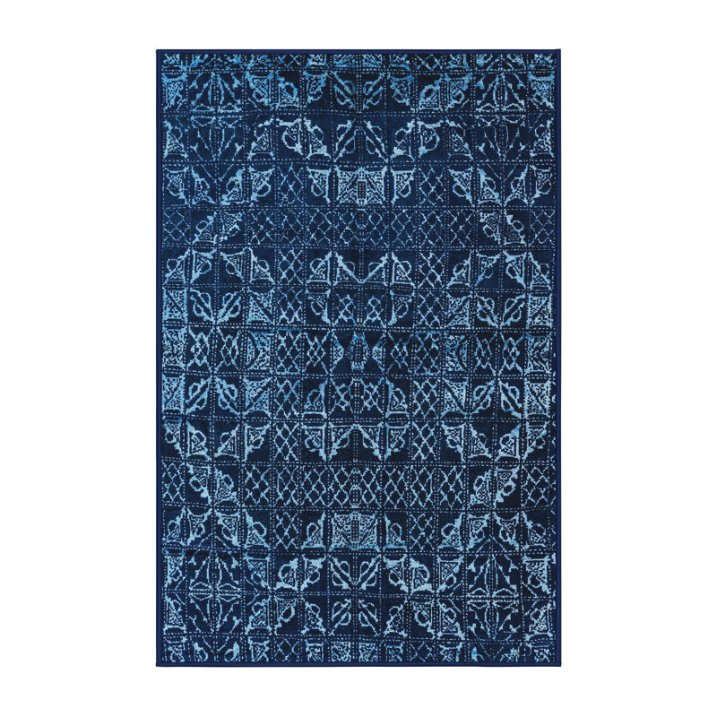 Abstract Indoor Rug, Rectangle 7' x 10'