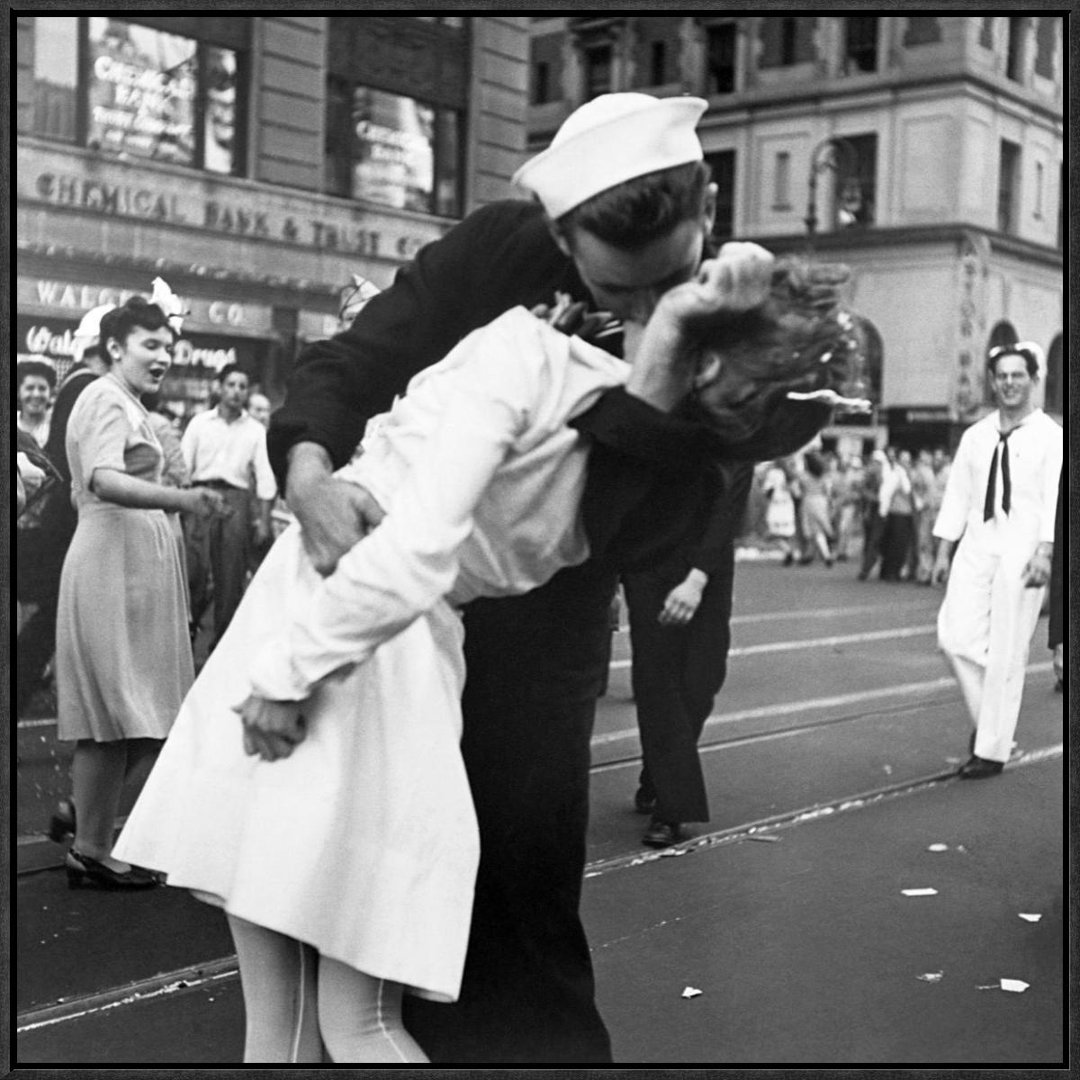 " Kissing The War Goodbye In Times Square, 1945, II " by Victor Jorgensen Global Gallery 