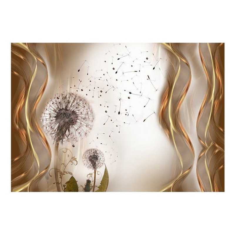 Floral Wall Mural, 110" L x 157" W