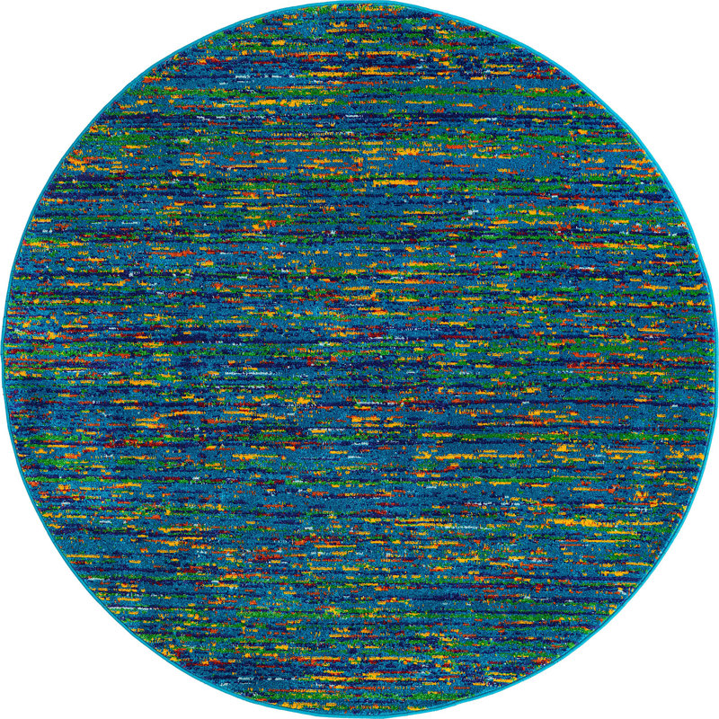 Marvela Abstract Indoor Rug, Round 5'3"