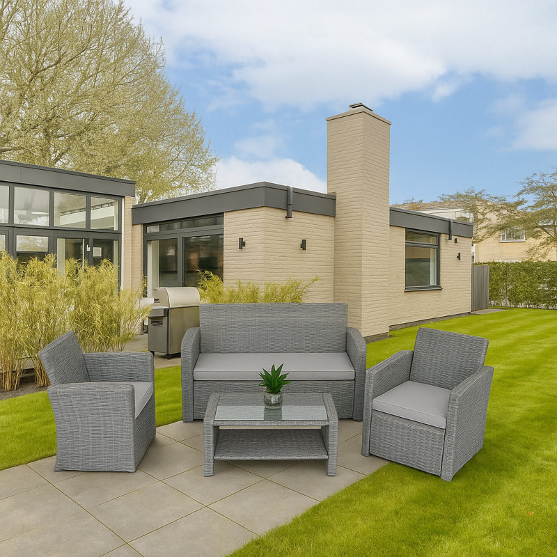118cm Wide Outdoor Patio Sofa