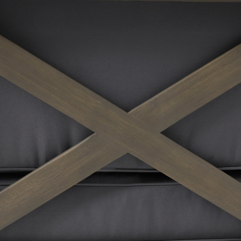 BRAVA X-BACK RIGHT CORNER BENCH, Dark Grey