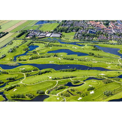 Golf Course Aerial View by Opla - Wrapped Canvas Print