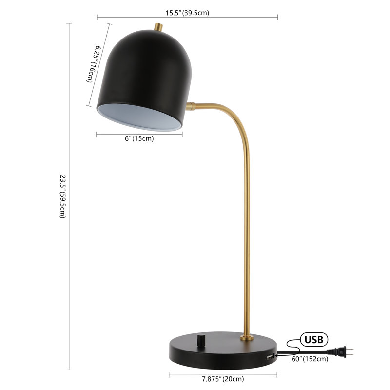 Metal USB Arched Lamp