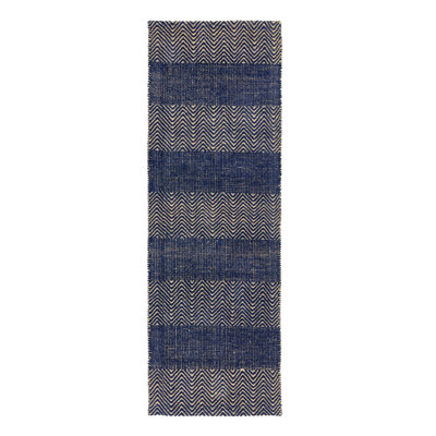 Aaisha Jute Flatweave Navy Rug