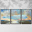 Dawn Breaks, encadré sur toile, 3 pièces-1407502846-1407502845