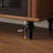 Retro Black Solid Wood Accent Cabinet-906890258
