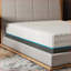Mattresses 14\" Plush Memory Foam with Phase Change Cooling Fabric - Copper Lux Series | Twin XL | White+grey-529570130