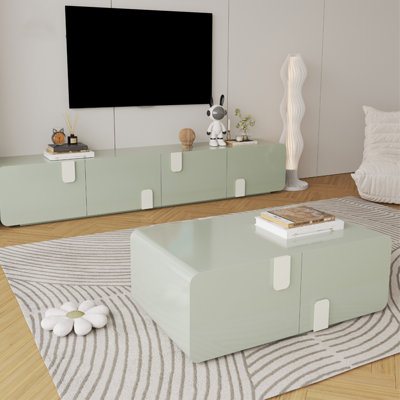 Ensemble de meuble télé et table basse Simple Green