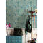 Papier peint adhésif bleu sarcelle Camille-412872370