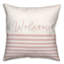 Housse et insert de coussin décoratif extérieur Welcome Stripes 13-1087431056-1087431059