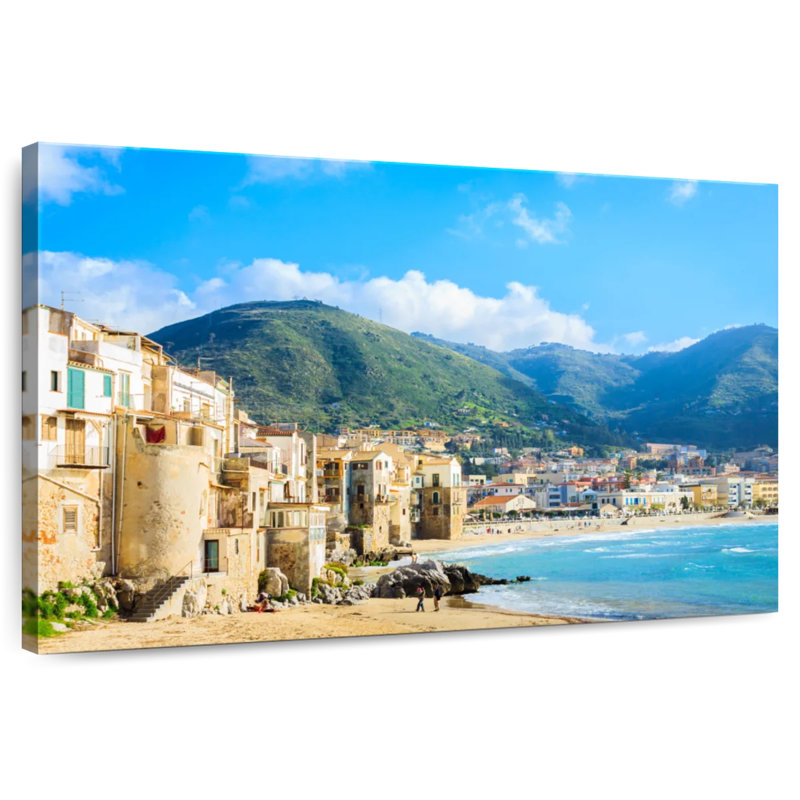 Gillard Cefalu Seaside City, 32" H x 48" W