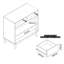 Milan 78.8 Cm Wide 2 Drawer Sideboard-91717253