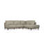 Canapé modulaire en cuir Tampa Airy