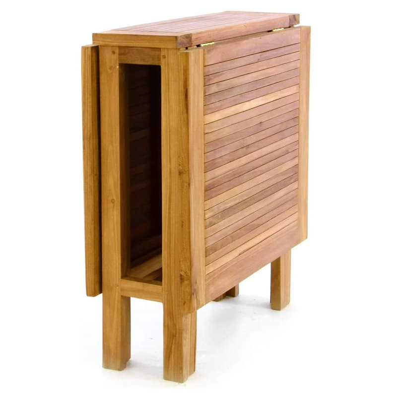 Teak Outdoor Folding Rectangular Dining Table