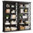 71" Etagere Bookshelf Set, 5-Shelf Industrial Bookcase For Home Office, Living Room-1557688291-1567574756