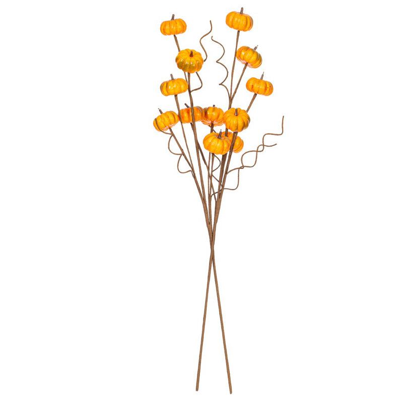 Le sachet de citrouille artificielle blanche 32 po Holiday Aisle® 2 / sac. Recommandé pour une utilisation à l'intérieur.