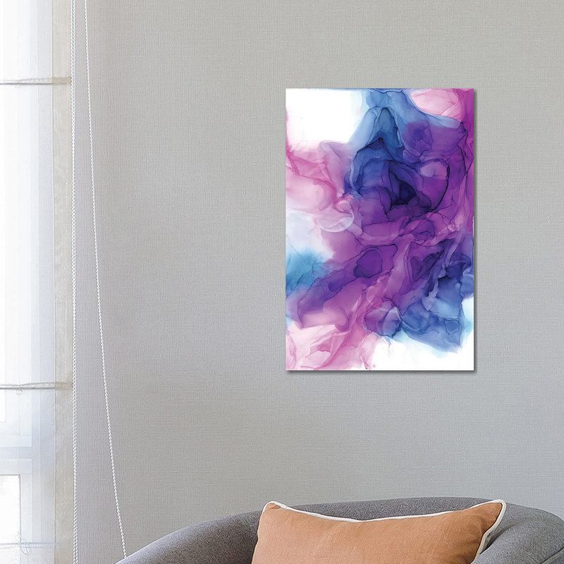 Purple Power III by Elizabeth Karlson - Painting on Canvas, 66.04cm H x 45.72cm W x 3.81cm D, Wrapped Canvas