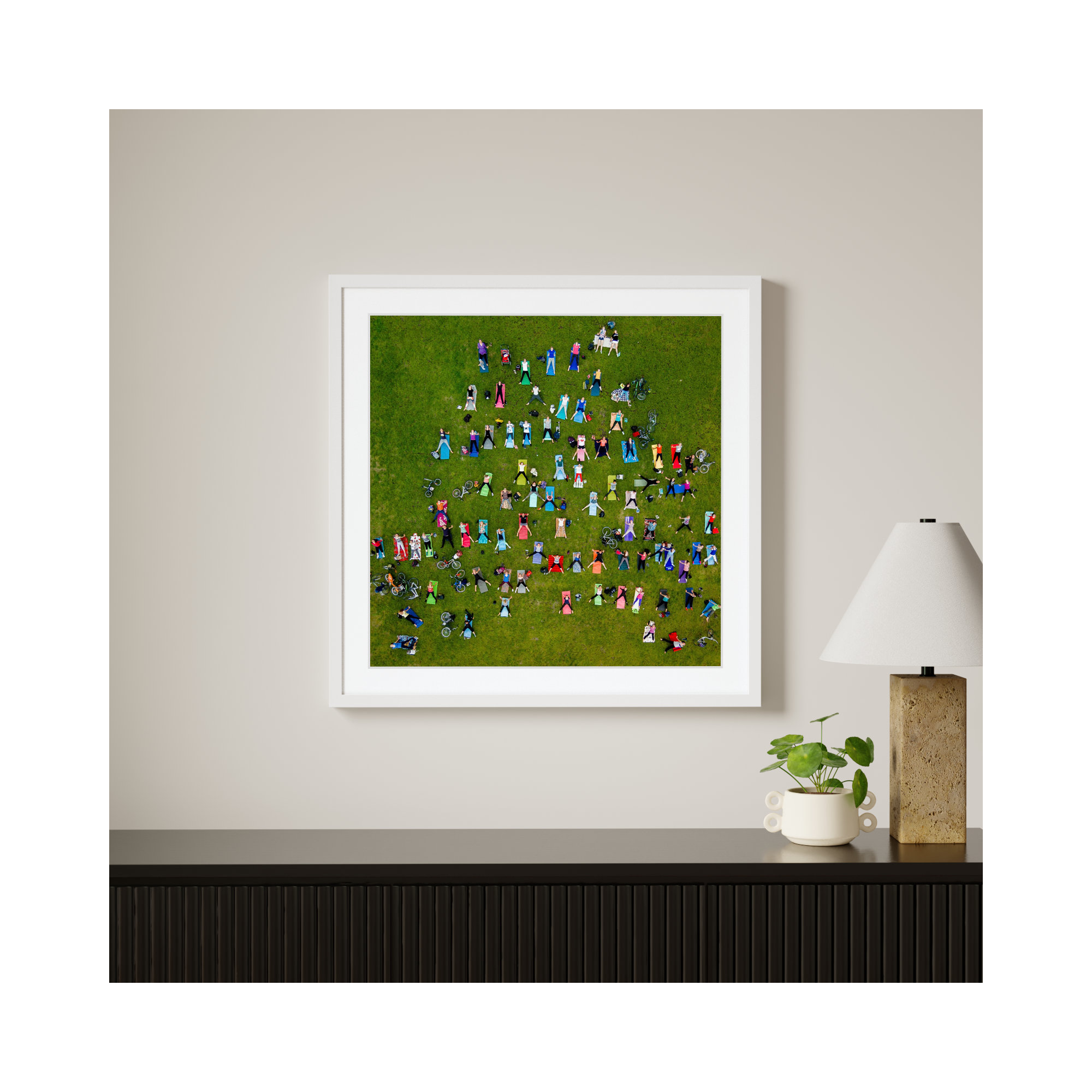 Legs Apart by Karolis Janulis, 32" H x 32" W x 1.5" D