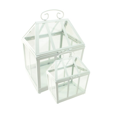 Ensemble de 2 terrariums d'extérieur à panneaux 15,5 po
