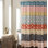 Bohemian Stripe Striped Shower Curtain