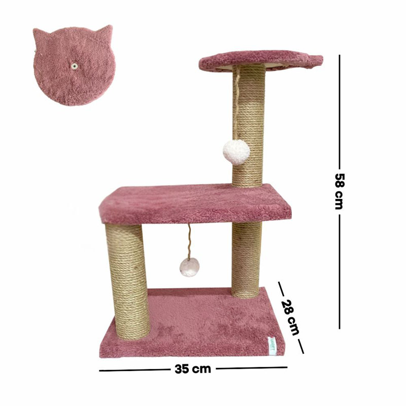 Grattoir pour chat, Vieux rose