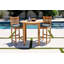 Huntington Outdoor 3 - Piece Bar Height Table with Cushions-50582113