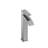 Modern 11.36" Bathroom Sink Faucet - Brushed Nickel, Stain-, Ceramic Cartridge, Single Hole Nickel 1.93" Width, Ss304, , Cartridge Valve, Mid Arc Spout, Handle-125170504