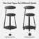 Vernestine Round End Table Side Table with 3-Tier Shelves