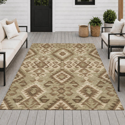 Tapis sud-ouest chantille lavable à la machine intérieur / extérieur ACN2959