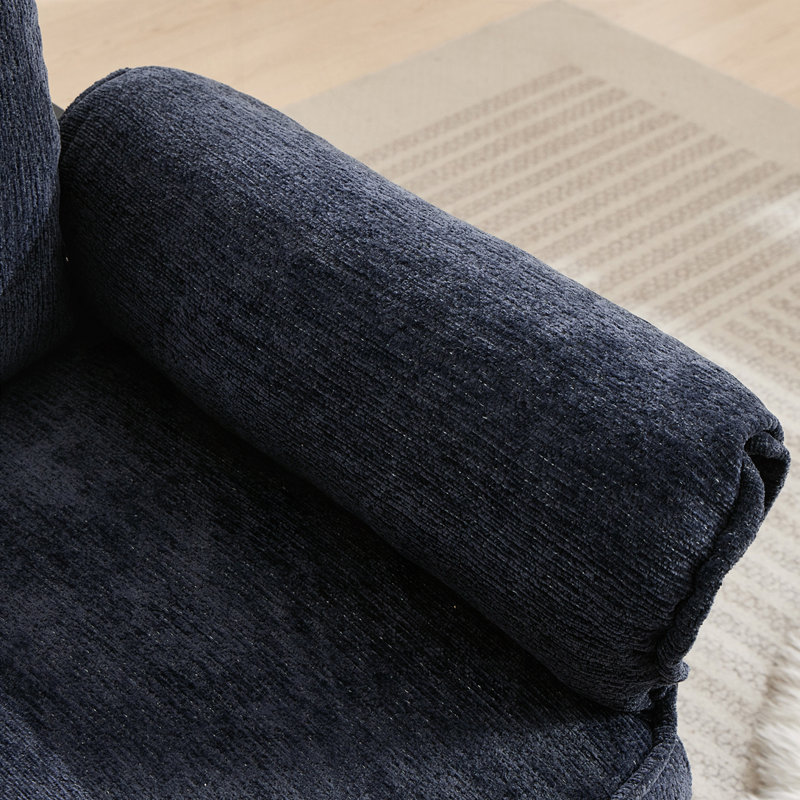 Chaise d'appoint réglable, Bleu très foncé