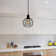 1 - Light Black LED Sphere Pendant