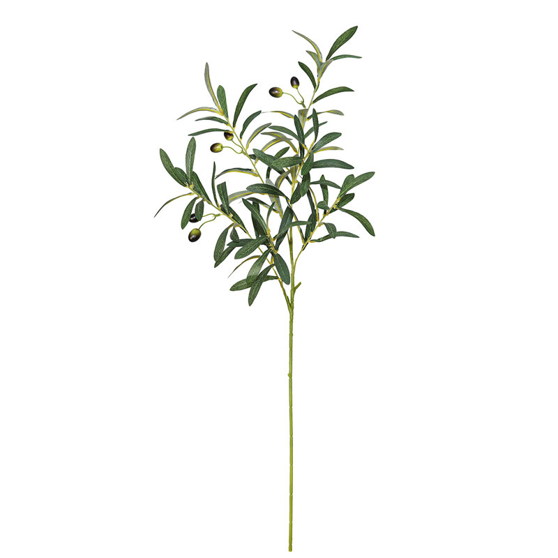 Artificial Olive Leaf Branch