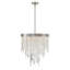 Lustre argenté antique 6 lumières Meily-1006937539