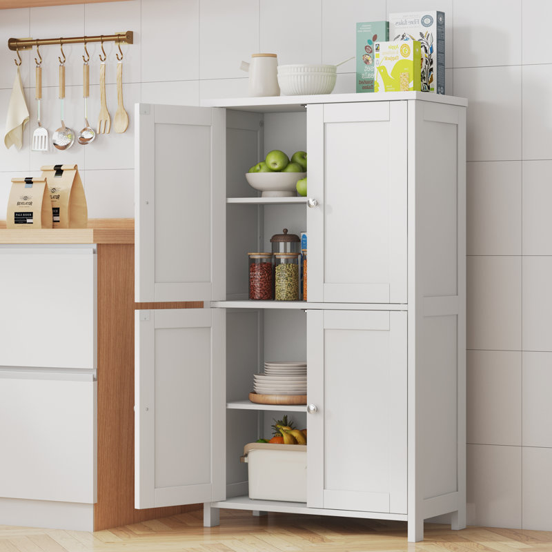  Aralynne  Bathroom Cabinet, White