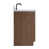Brown Oak / Matte Black