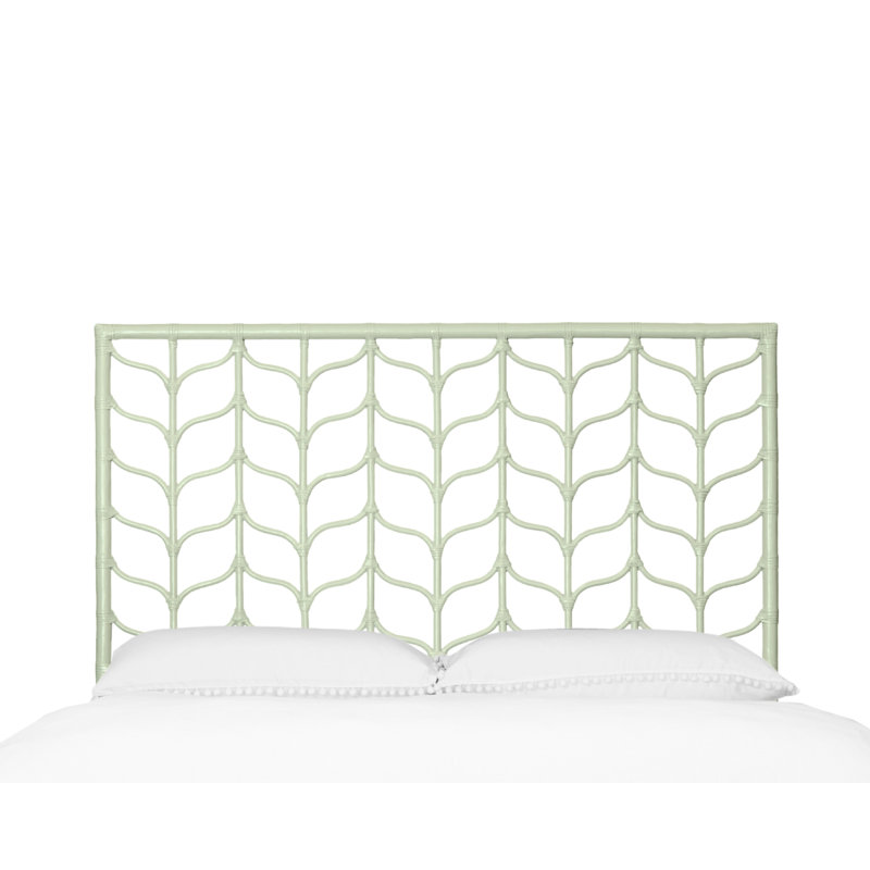 Ivy Open-Frame Headboard, Celery Green, Queen