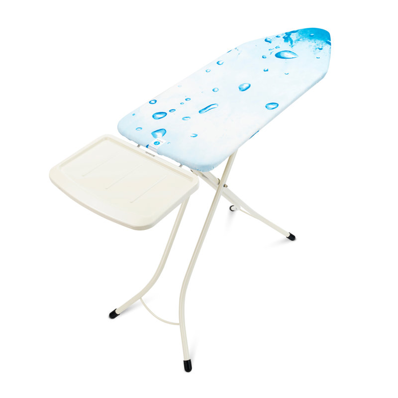 Brabantia Size C Ironing Board with Solid Steam Unit Holder, Ice Water