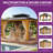13ft W x 11ft D Solid Wood Patio Gazebo with Double Roof Hardtop and Curtains-96427316