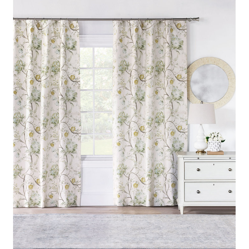 Magnolia Room Darkening Curtain, 48" W x 108" L