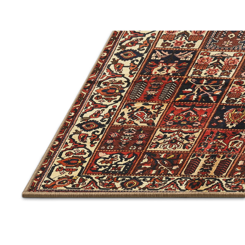 Patchwork Indoor Rug, Rectangle 4' x 6'