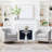 Blondeau Polyester Swivel Barrel Chair with Wood Base-1709554201