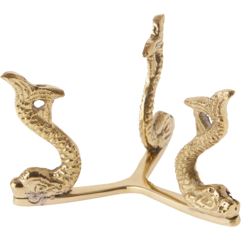 Support à œufs en laiton, poisson, diamètre de 2,625 po Bay Isle Home ™