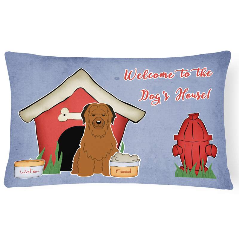 Coussin lombaire intérieur/extérieur moderne pour niche pour chien sauvage, Brun