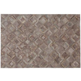Art Hide Cowhide Area Rug in Gray And Gold