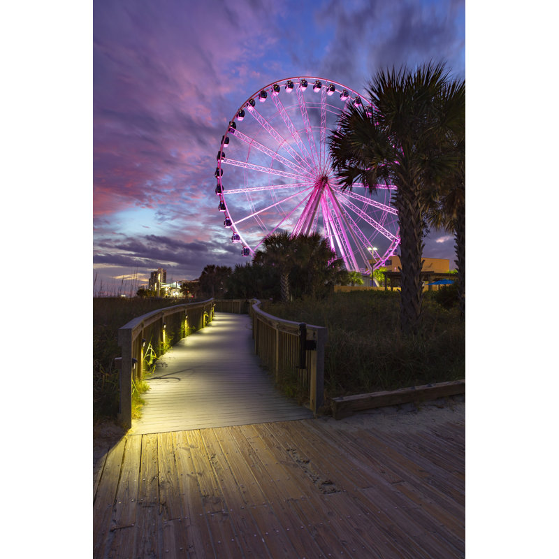 Myrtle Beach Boardwalk by DaveAlan - Print, 76cm H x 51cm W
