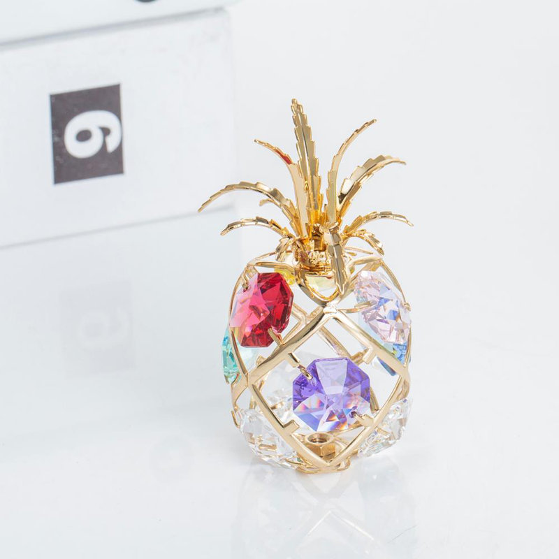 Mini ornement en forme de fêtes d’ananas, Multicolore