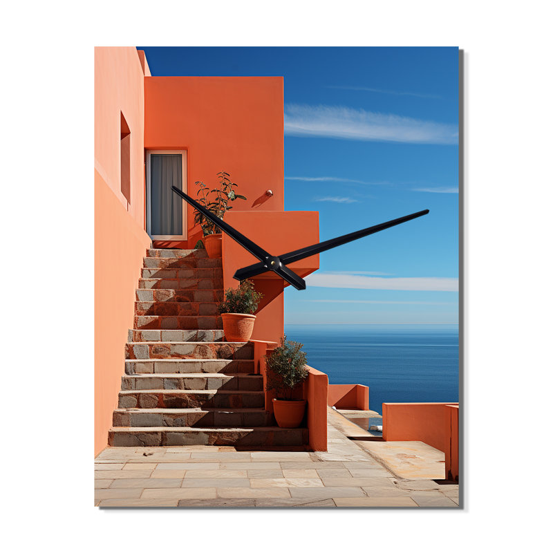 Coastal Minimalisme Photo VIII - Horloges murales nautiques et de plage, Petit