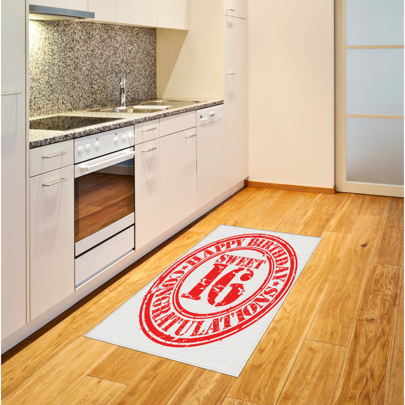 Tapis décoratif rétro en fibres à haute densité, Rectangle— 4 pi x 5 pi 8 po