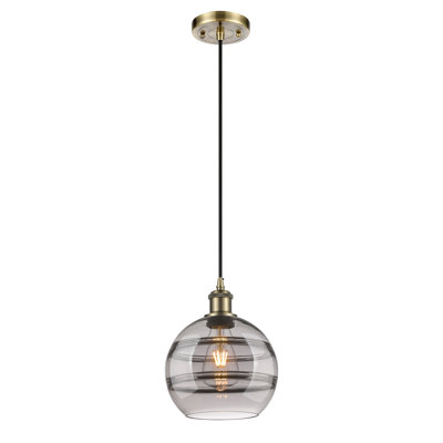 Ballston Bienes 1 Light Cord Hung Pendant-516-G556